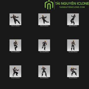 Gói Chuyển Động iClone Phim hành động