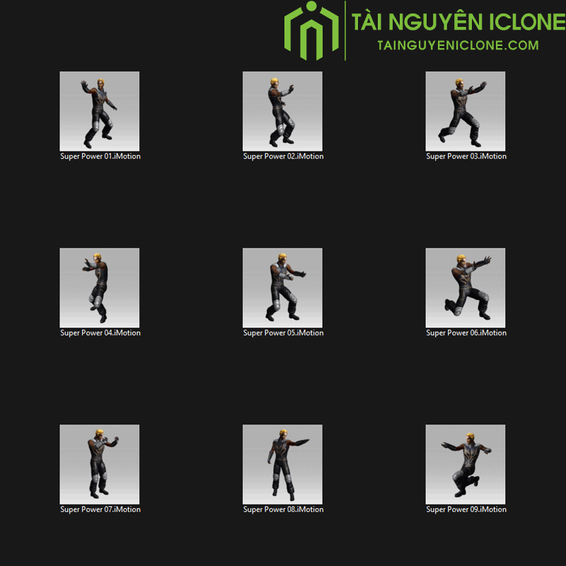 Gói Chuyển Động iClone Phim hành động