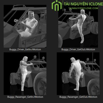 Gói Chuyển Động iClone Tương tác với xe