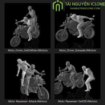 Gói Chuyển Động iClone Tương tác với xe