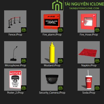 Gói iClone Bộ sưu tập dich vụ ăn uống