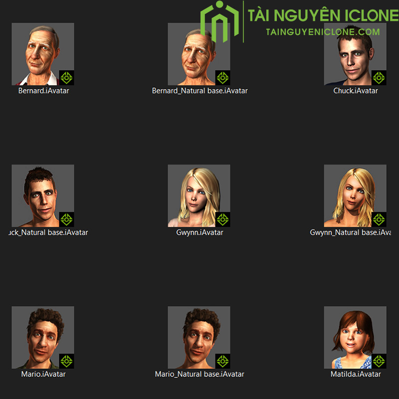 Gói iClone Chuck và hàng xóm