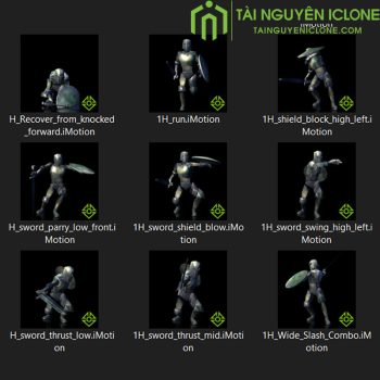 Gói iClone Chuyển động thời trung cổ