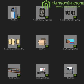 Gói iClone Cửa hàng tiện dụng