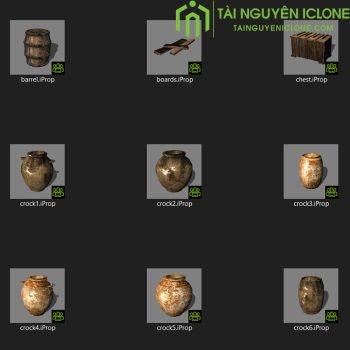 Gói iClone Mô hình ốc đảo