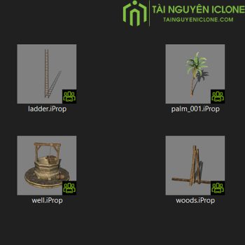 Gói iClone Mô hình ốc đảo