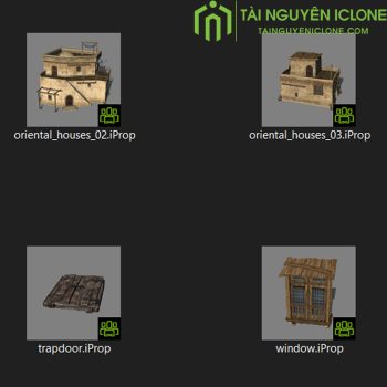 Gói iClone Mô hình ốc đảo