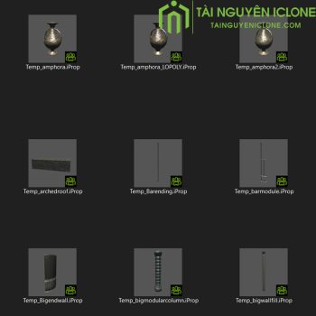 Gói iClone Ngôi đền cổ