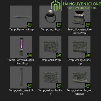 Gói iClone Ngôi đền cổ
