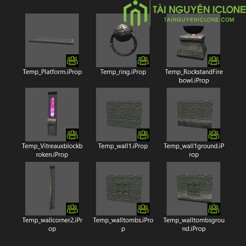 Gói iClone Ngôi đền cổ