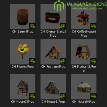 Gói iClone Ngôi nhà hoạt hình