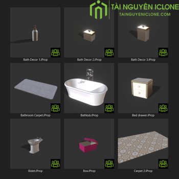Gói iClone Nội thất cổ điển