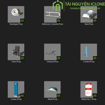 Gói iClone Phòng bệnh viện