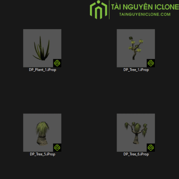 Gói iClone Thực vật sa mạc