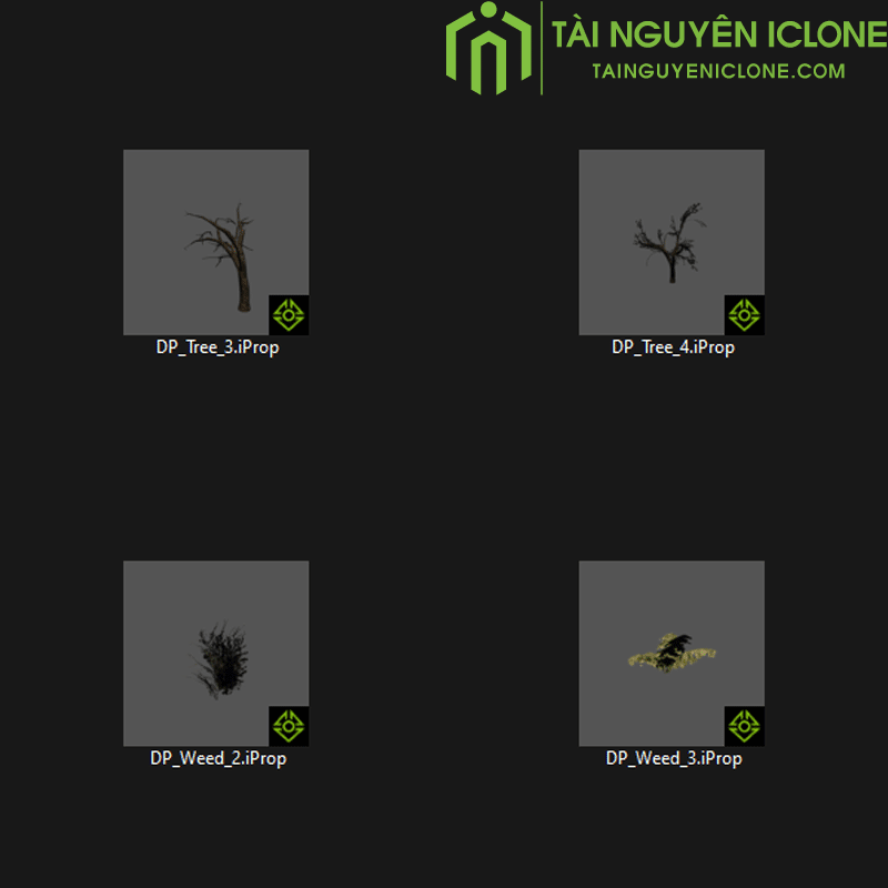 Gói iClone Thực vật sa mạc