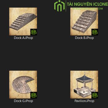 Gói iClone Xây dựng ngôi làng ven sông Trung Quốc