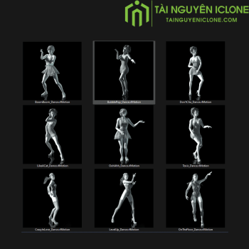 Studio-Mocap-Girl-Dance-motion-iclone-free