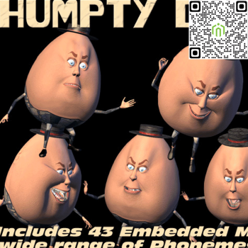 Gói iClone Nhân vật Hoạt hình humpty dumpty