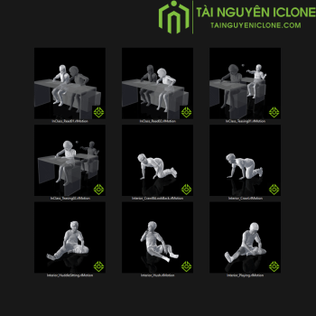 Gói Chuyển Động iClone Bạn bè của trẻ em