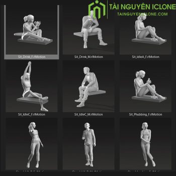 Gói Chuyển Động iClone Biểu cảm xã hội