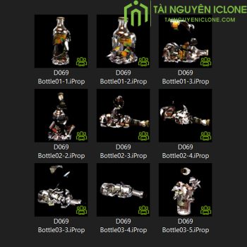 Gói hiệu ứng Chai vỡ cho iclone 8