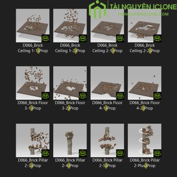 Gói hiệu ứng Công trình bị phá hủy cho iclone 8