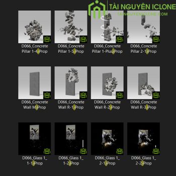 Gói hiệu ứng Công trình bị phá hủy cho iclone 8