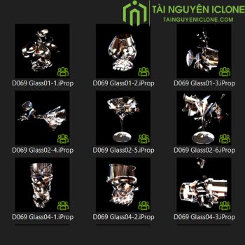 Gói hiệu ứng Đồ nhà bếp bị vỡ cho iclone 8