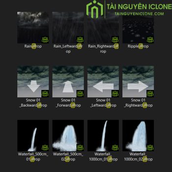 Gói hiệu ứng Hiện tượng tự nhiên cho iclone 8