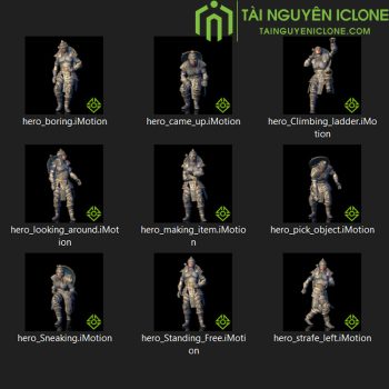 Gói iClone Anh hùng và kỵ sỹ