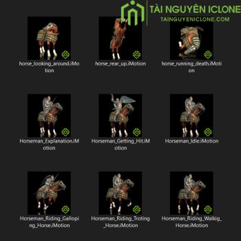 Gói iClone Anh hùng và kỵ sỹ