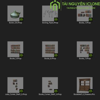 Gói iClone Biệt thự ma ám