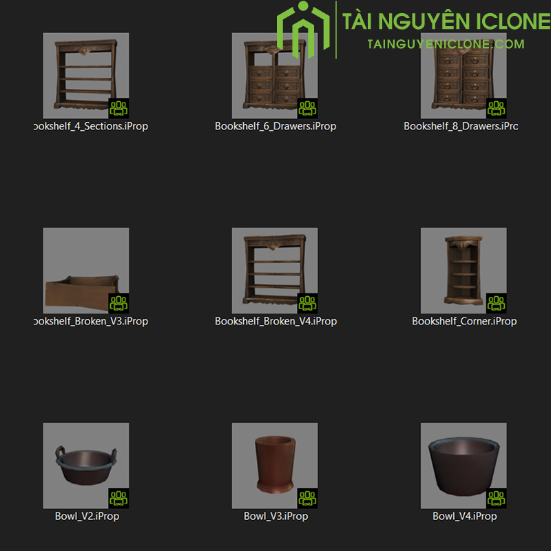 Gói iClone Biệt thự ma ám