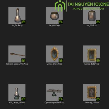 Gói iClone Biệt thự ma ám