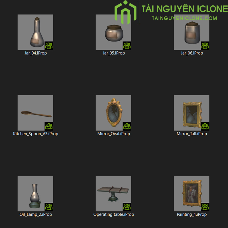 Gói iClone Biệt thự ma ám