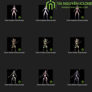 Gói iClone Chị em yêu tinh