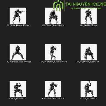 Gói iClone Chiến đấu bằng súng trường