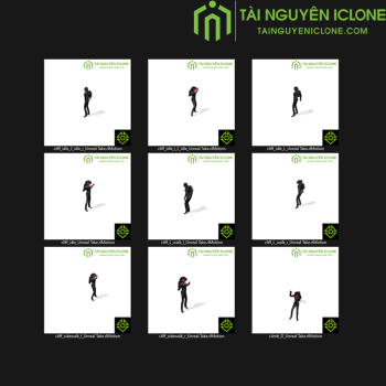 Gói iClone Chuyển động Cầu thang và tường TNIC