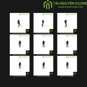 Gói iClone Chuyển động Cầu thang và tường TNIC