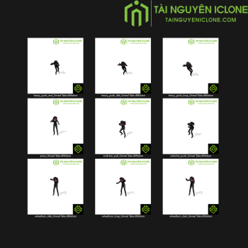 Gói iClone Chuyển động Cầu thang và tường TNIC