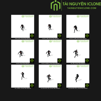 Gói iClone Chuyển động Cầu thang và tường TNIC