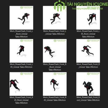 Gói iClone Chuyển động TNIC di chuyển cơ bản