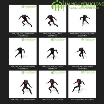 Gói iClone Chuyển động TNIC di chuyển cơ bản