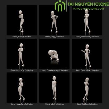 Gói iClone Chuyển động hoạt hình cổ điển
