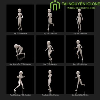 Gói iClone Chuyển động hoạt hình cổ điển