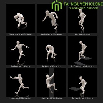 Gói iClone Chuyển động hoạt hình cổ điển
