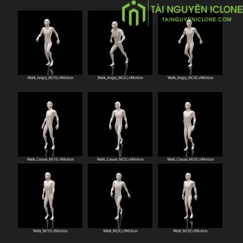 Gói iClone Chuyển động hoạt hình cổ điển