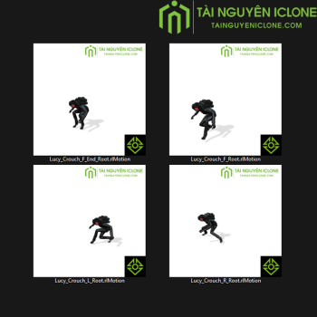 Gói iClone Chuyển động khom người