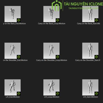 Gói iClone Chuyển động phim hoạt hình