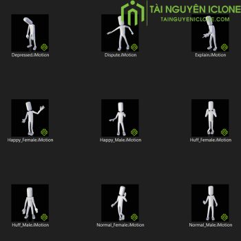 Gói iClone Chuyển động phim hoạt hình